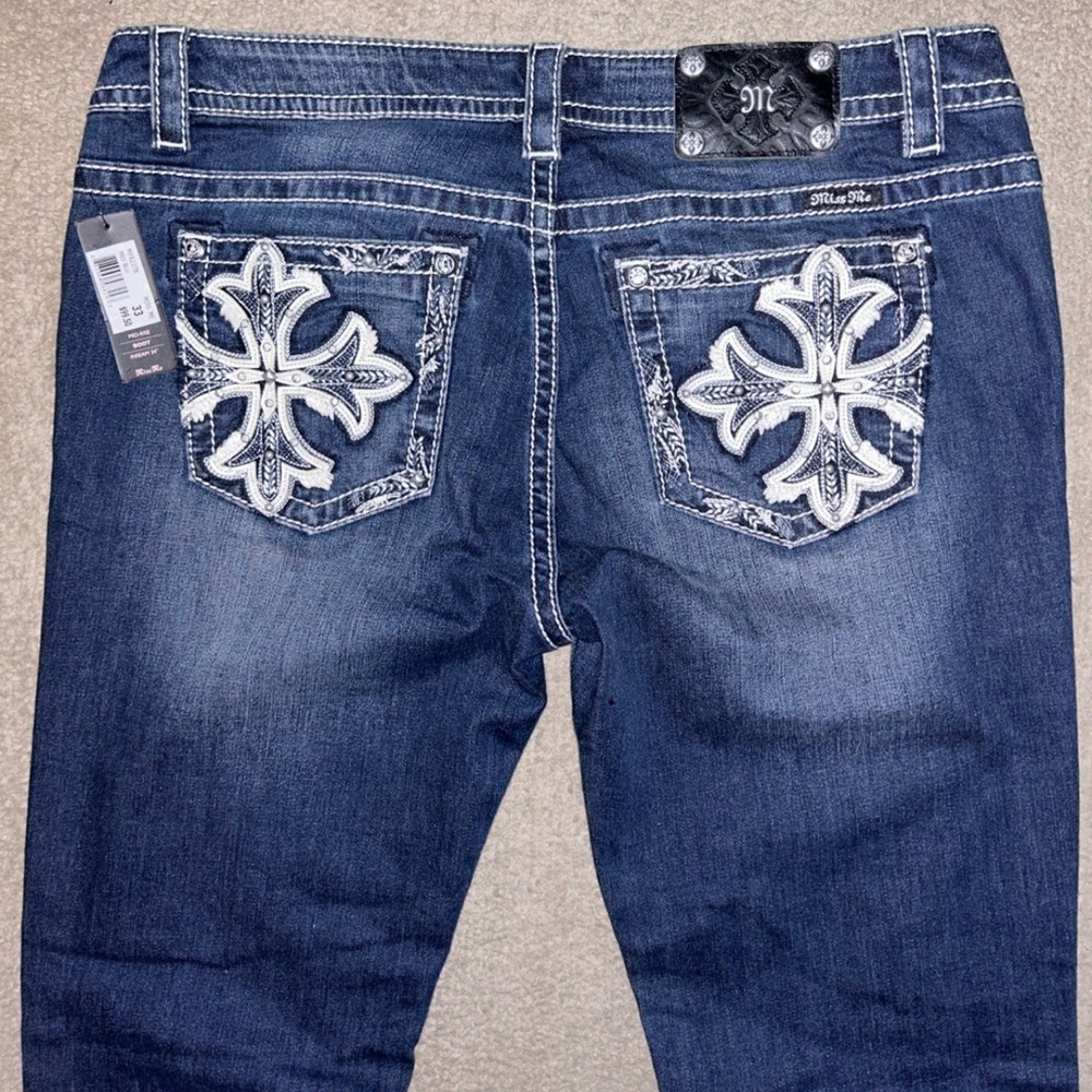 NWT Miss Me Boot Jeans 33”X34” Mid-rise